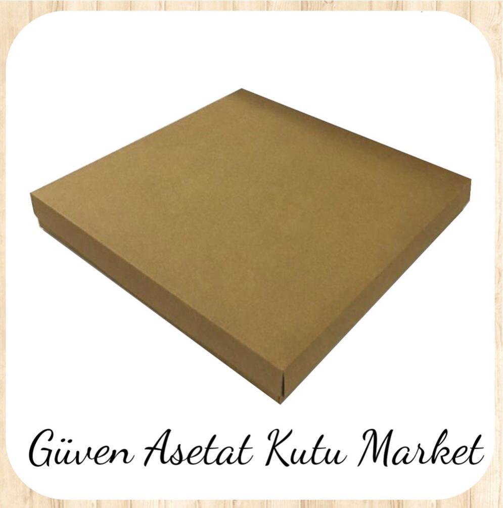 25x25x5 Kraft Komple Karton Kutu