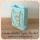 12x17x7 Ölçülü Mavi Üzerine Gold Saray Desenli Karton Çanta