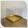 20x20x17.5 Altı Gold Metalize Karton Üstü Asetat Kutu