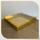 20x20x3.5 Altı Gold Metalize Karton Üstü Asetat Kutu