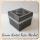 8x8x6.5 Siyah Üzerine Gümüş Kilim Desenli Komple Karton Kutu