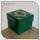 8x8x6.5 Yeşil Üzeri Gold Saray Desenli Komple Karton Kutu